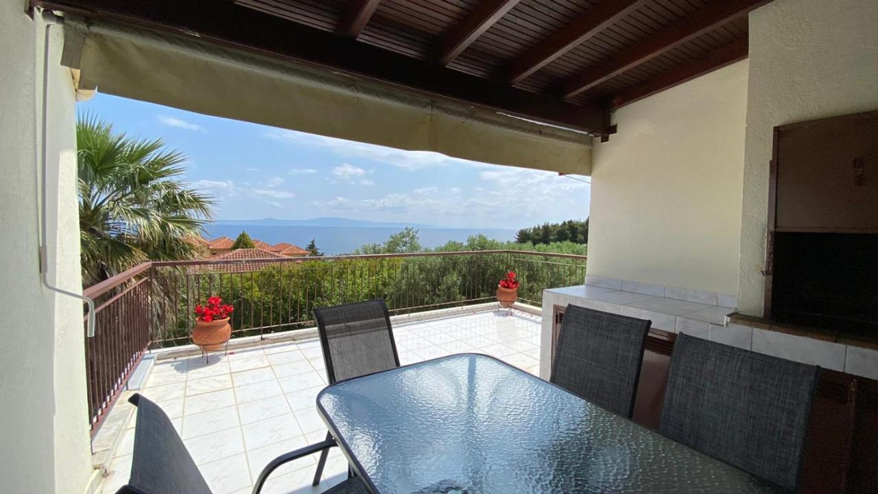 Amazing Sea View Loft, Afytos Apartment Екстериор снимка
